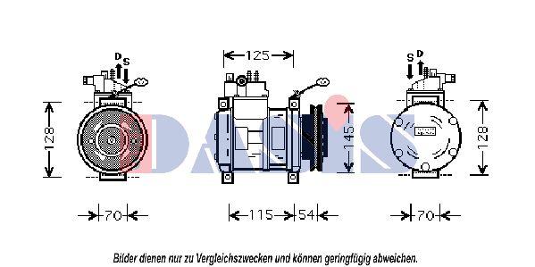 AKS DASIS Kompressori, ilmastointilaite 851006N